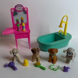 1993 Splash Happy Puppy Set - mostly complete - WORKING Tub